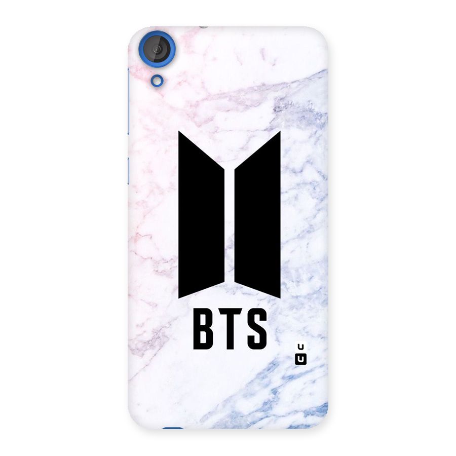 BTS Logo Marble Print Back Case for HTC Desire 820
