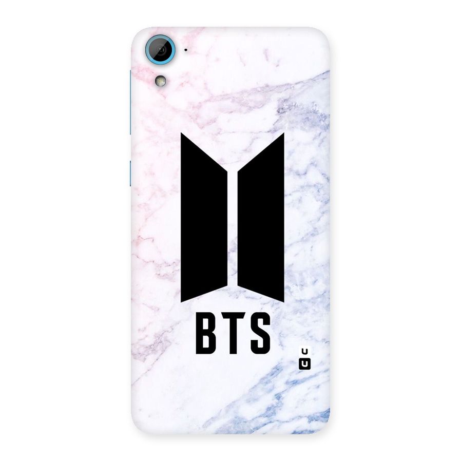 BTS Logo Marble Print Back Case for HTC Desire 826