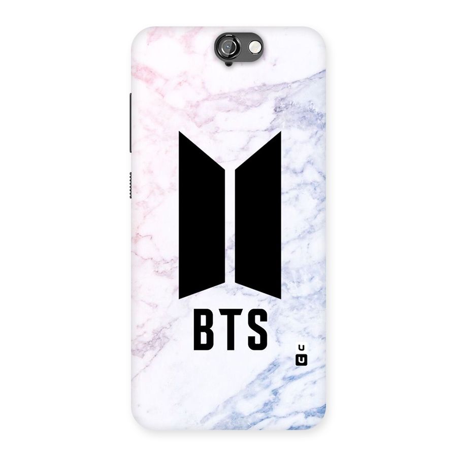 BTS Logo Marble Print Back Case for HTC One A9