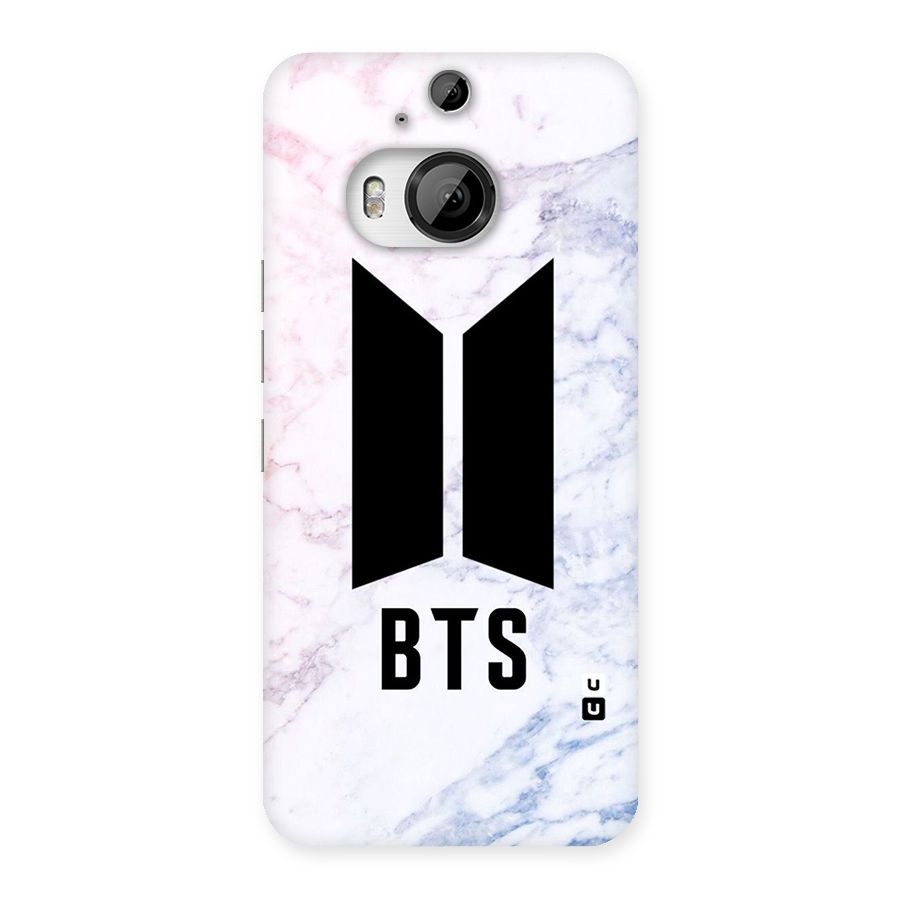 BTS Logo Marble Print Back Case for HTC One M9 Plus