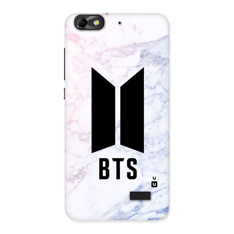 BTS Logo Marble Print Back Case for Honor 4C