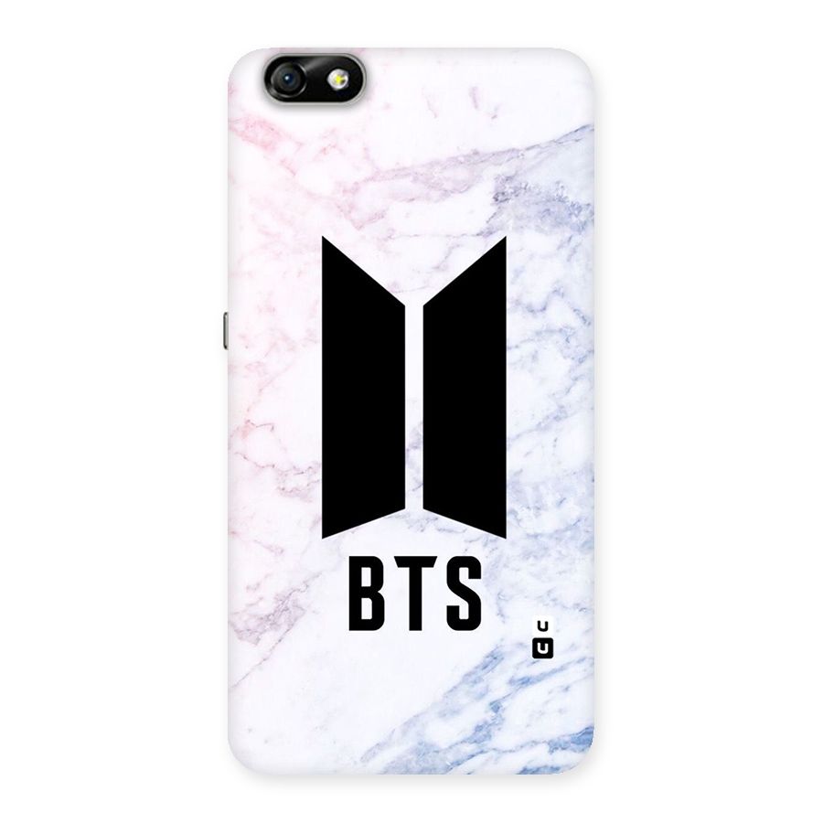 BTS Logo Marble Print Back Case for Honor 4X