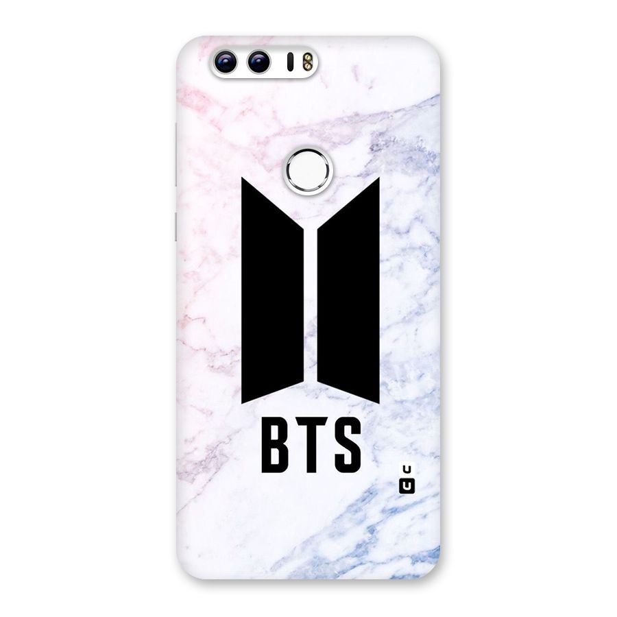 BTS Logo Marble Print Back Case for Honor 8