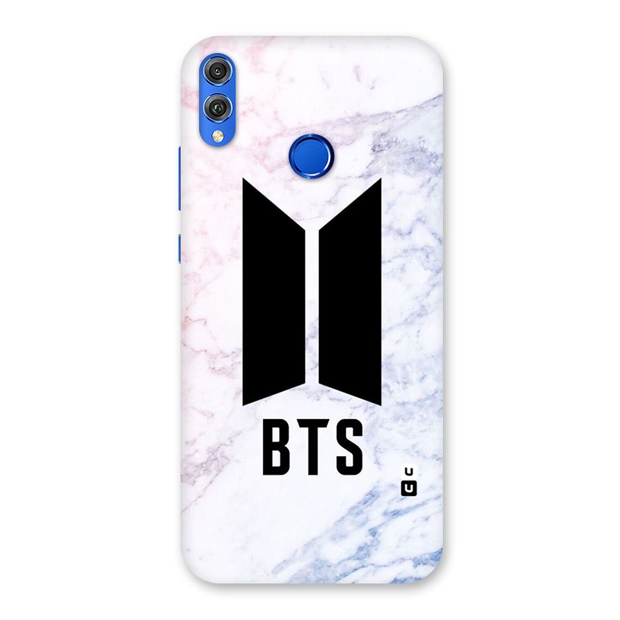 BTS Logo Marble Print Back Case for Honor 8X