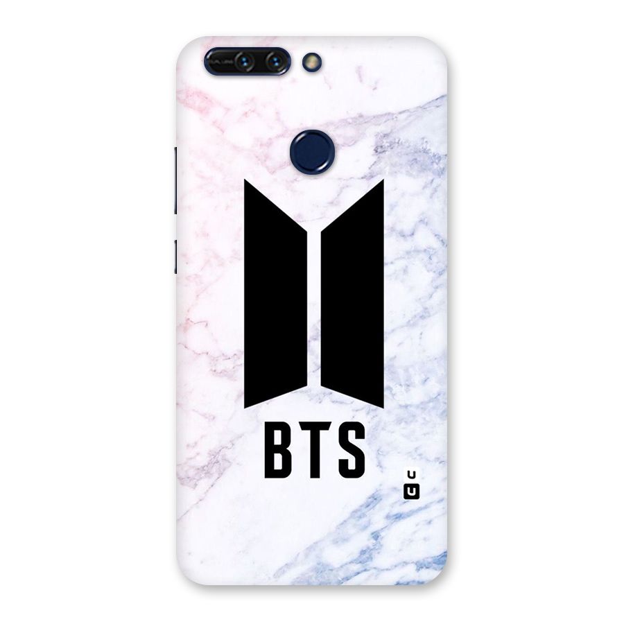 BTS Logo Marble Print Back Case for Honor 8 Pro