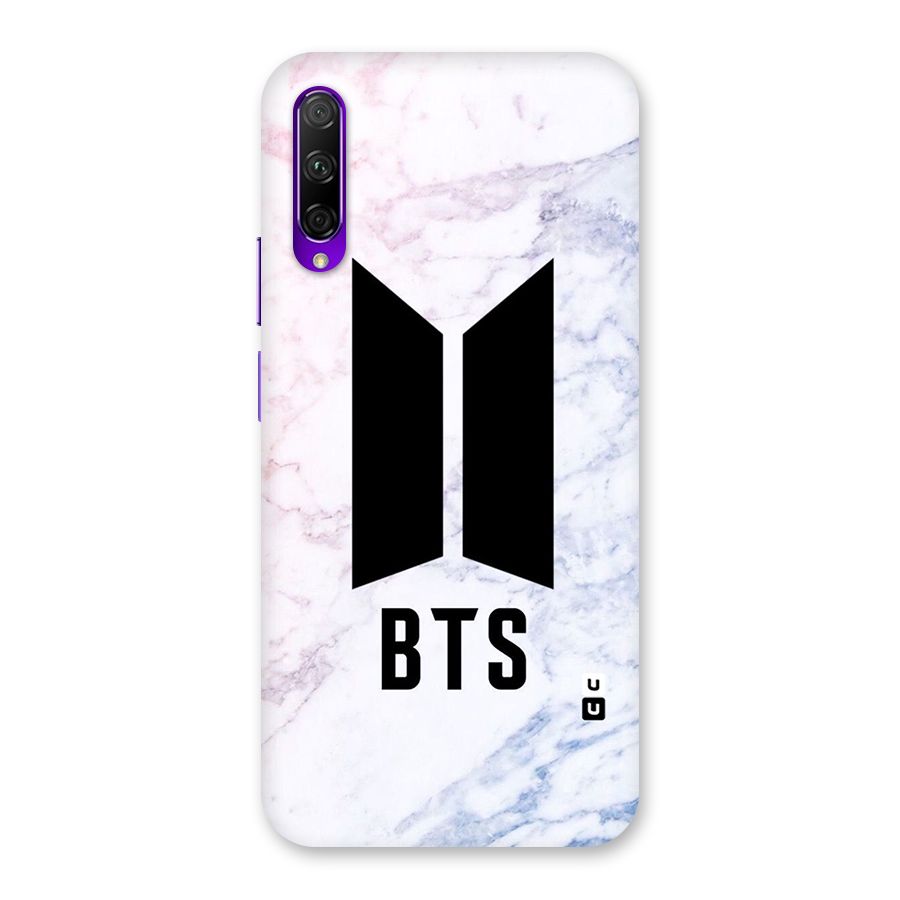 BTS Logo Marble Print Back Case for Honor 9X Pro