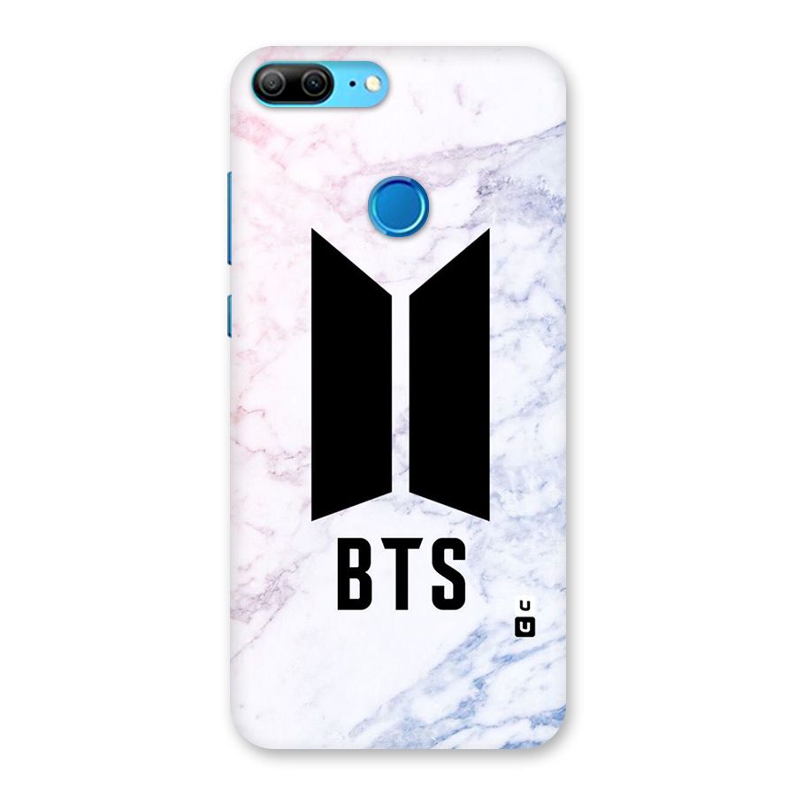 BTS Logo Marble Print Back Case for Honor 9 Lite