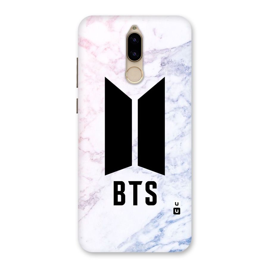 BTS Logo Marble Print Back Case for Honor 9i