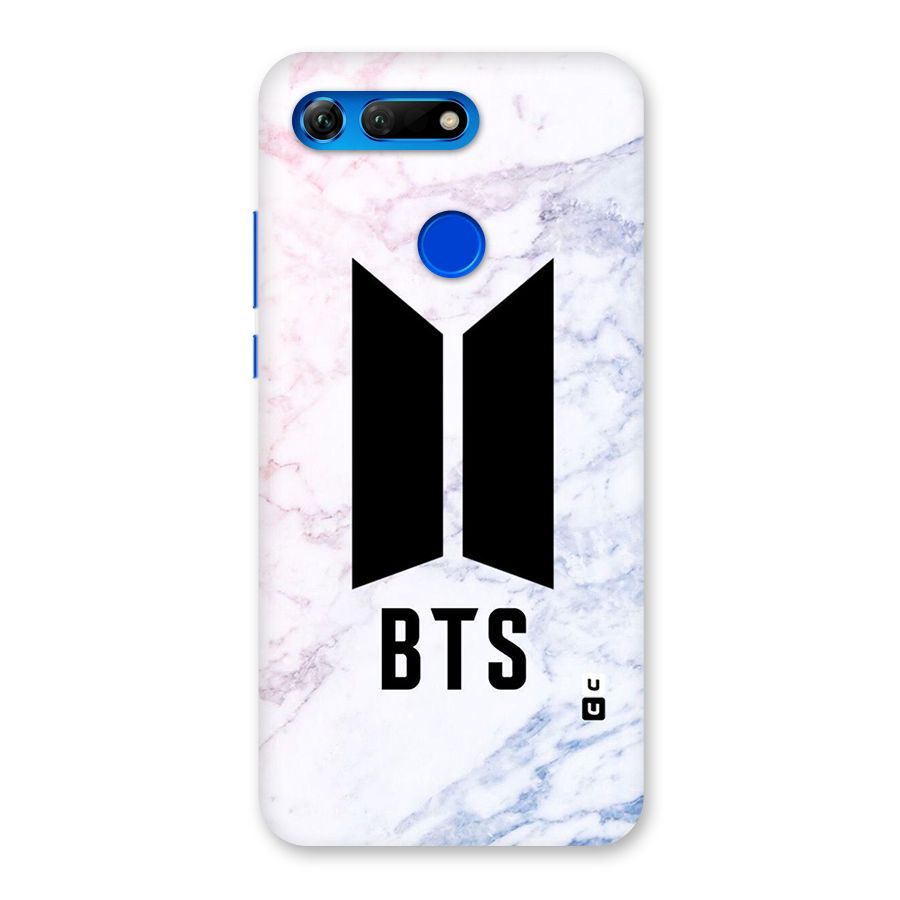 BTS Logo Marble Print Back Case for Honor View 20