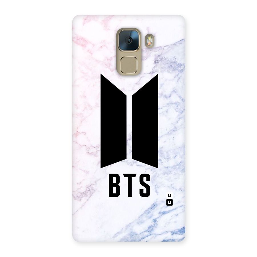 BTS Logo Marble Print Back Case for Huawei Honor 7