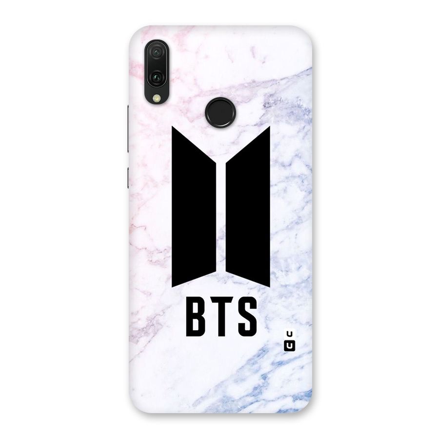 BTS Logo Marble Print Back Case for Huawei Y9 (2019)