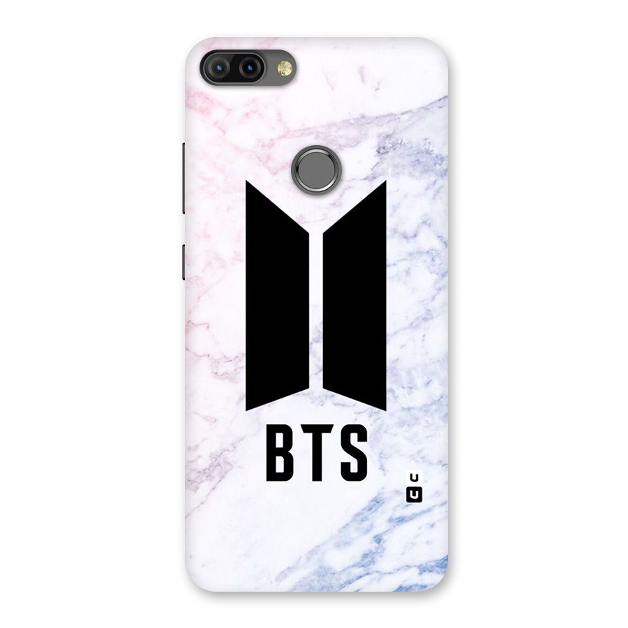 BTS Logo Marble Print Back Case for Infinix Hot 6 Pro