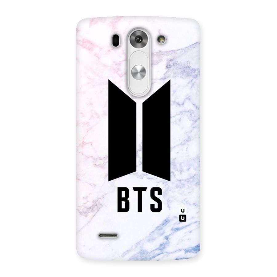 BTS Logo Marble Print Back Case for LG G3 Mini