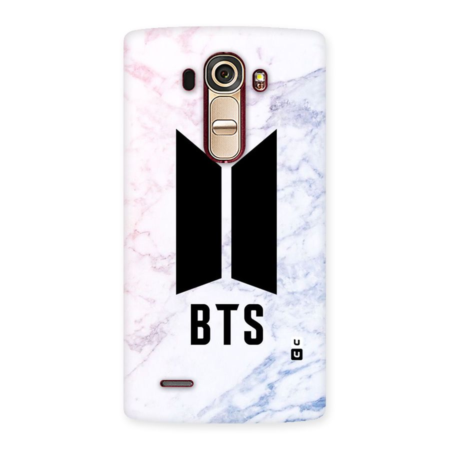 BTS Logo Marble Print Back Case for LG G4