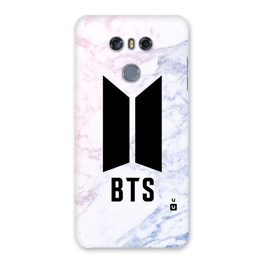 BTS Logo Marble Print Back Case for LG G6