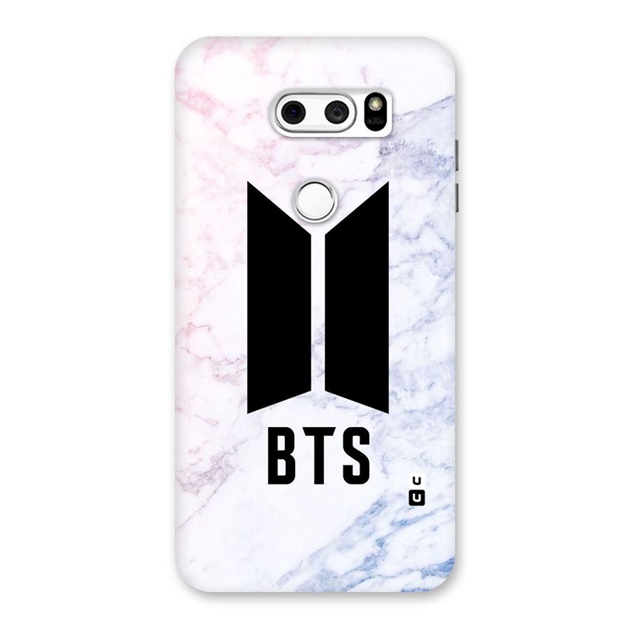 BTS Logo Marble Print Back Case for LG V30