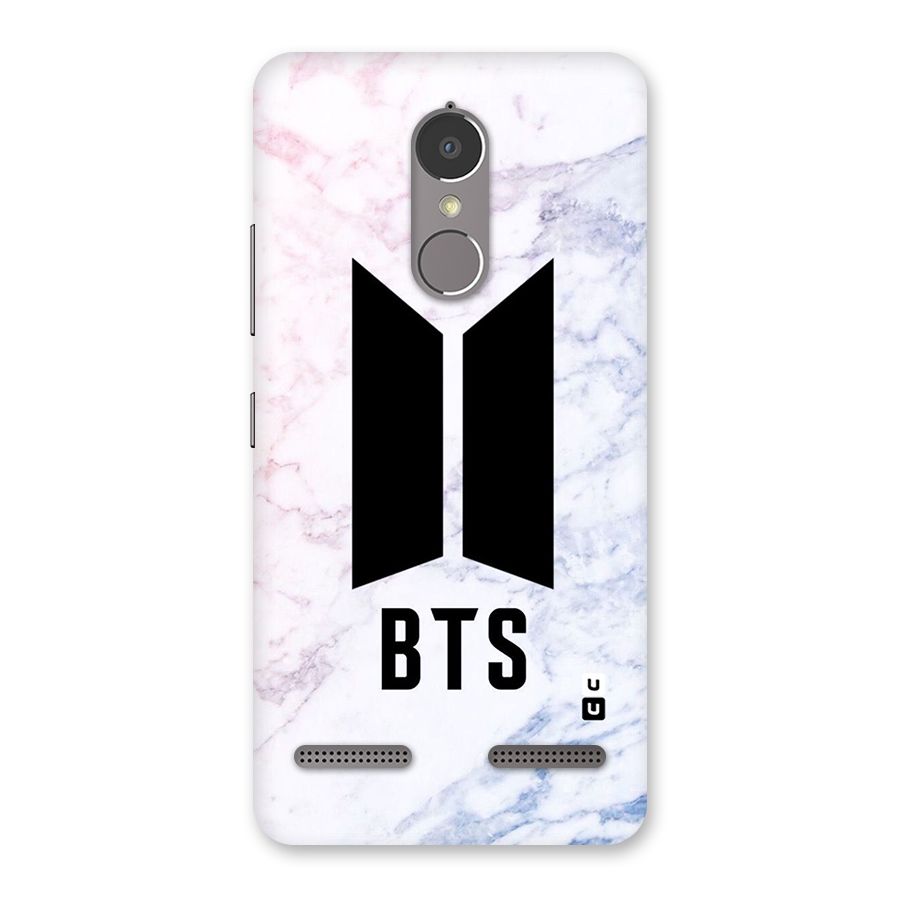 BTS Logo Marble Print Back Case for Lenovo K6