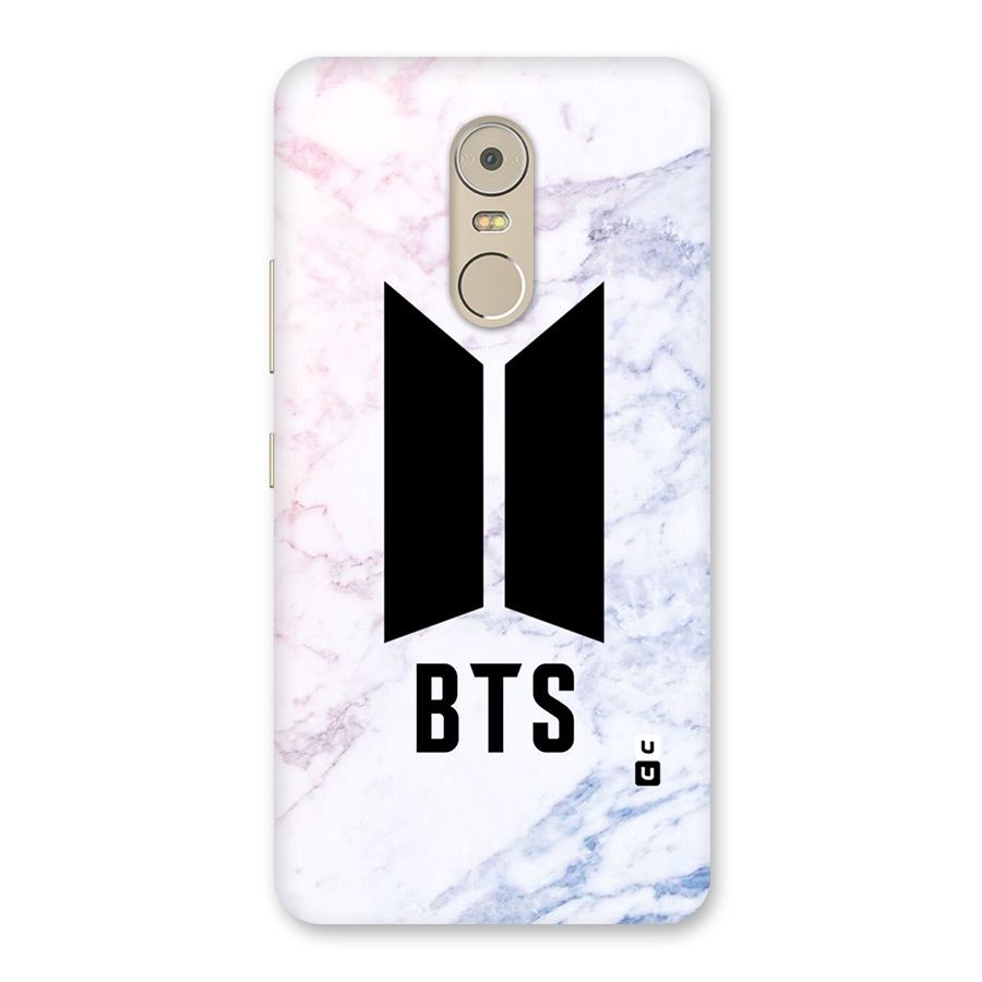 BTS Logo Marble Print Back Case for Lenovo K6 Note