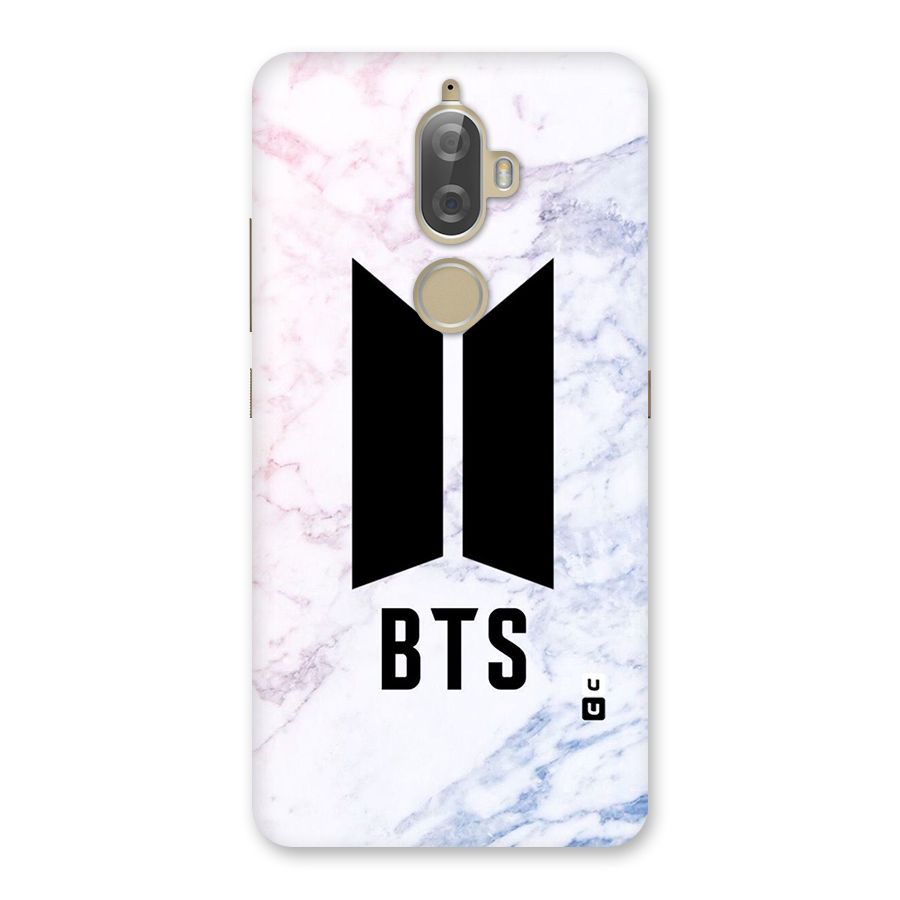 BTS Logo Marble Print Back Case for Lenovo K8 Plus