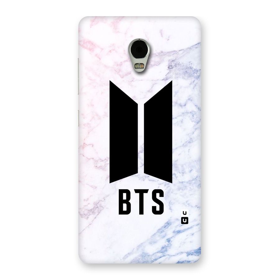 BTS Logo Marble Print Back Case for Lenovo Vibe P1