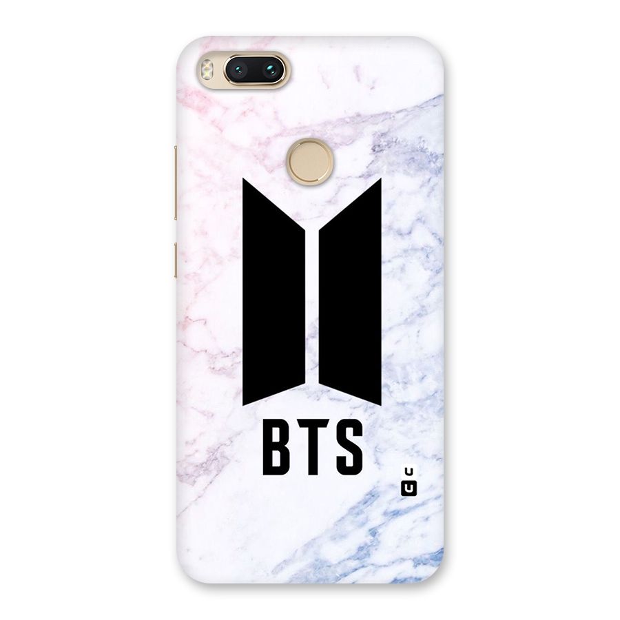 BTS Logo Marble Print Back Case for Mi A1