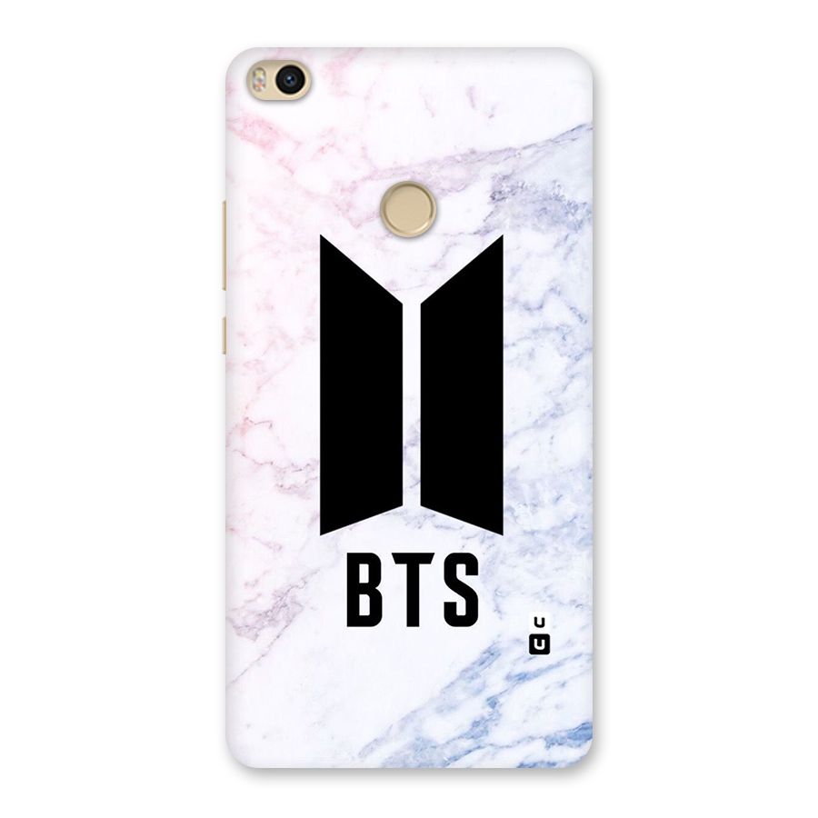 BTS Logo Marble Print Back Case for Mi Max 2