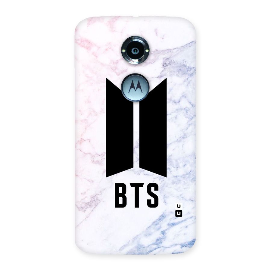 BTS Logo Marble Print Back Case for Moto X 2nd Gen