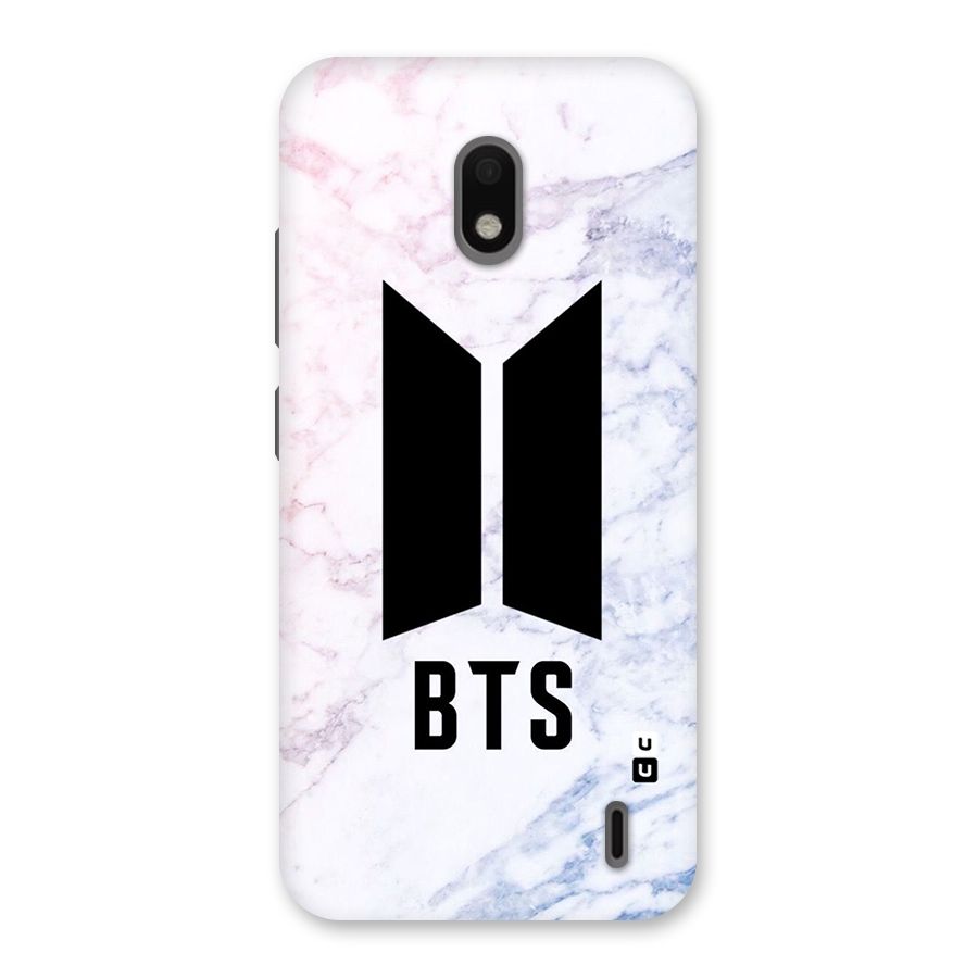 BTS Logo Marble Print Back Case for Nokia 2.2