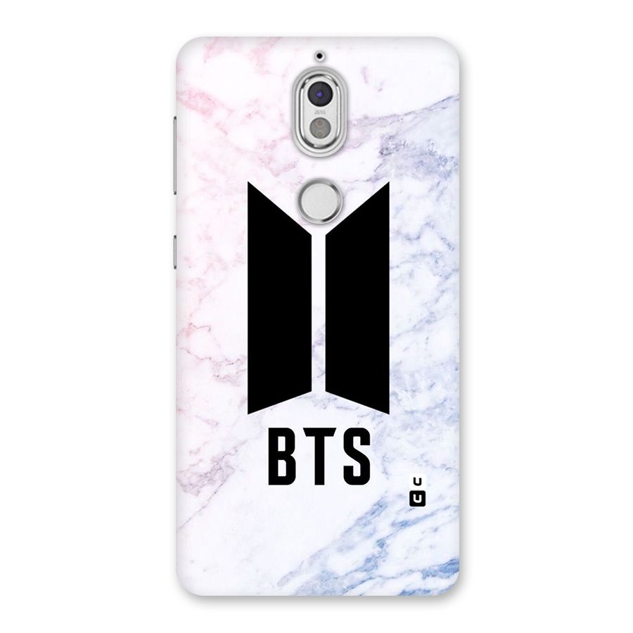 BTS Logo Marble Print Back Case for Nokia 7