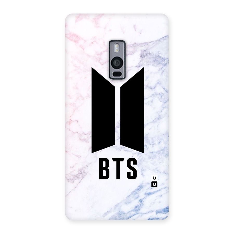 BTS Logo Marble Print Back Case for OnePlus Two