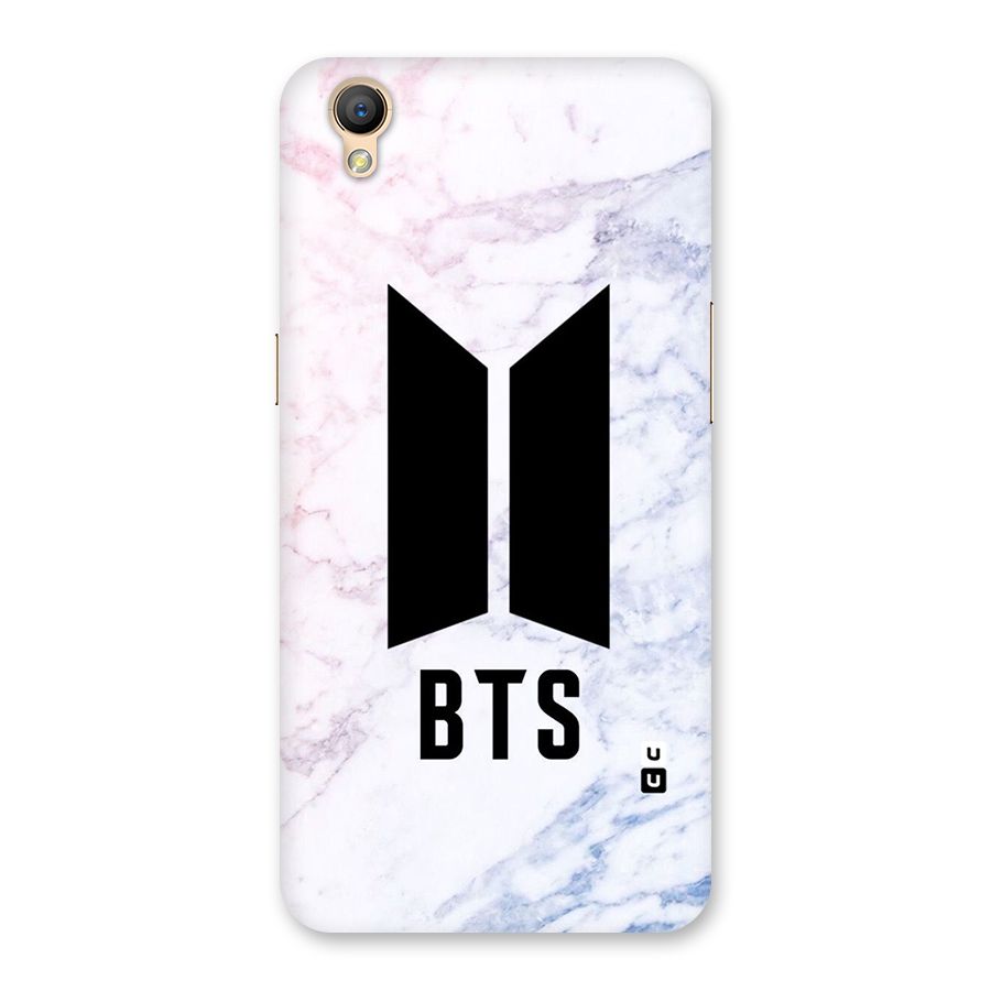 BTS Logo Marble Print Back Case for Oppo A37