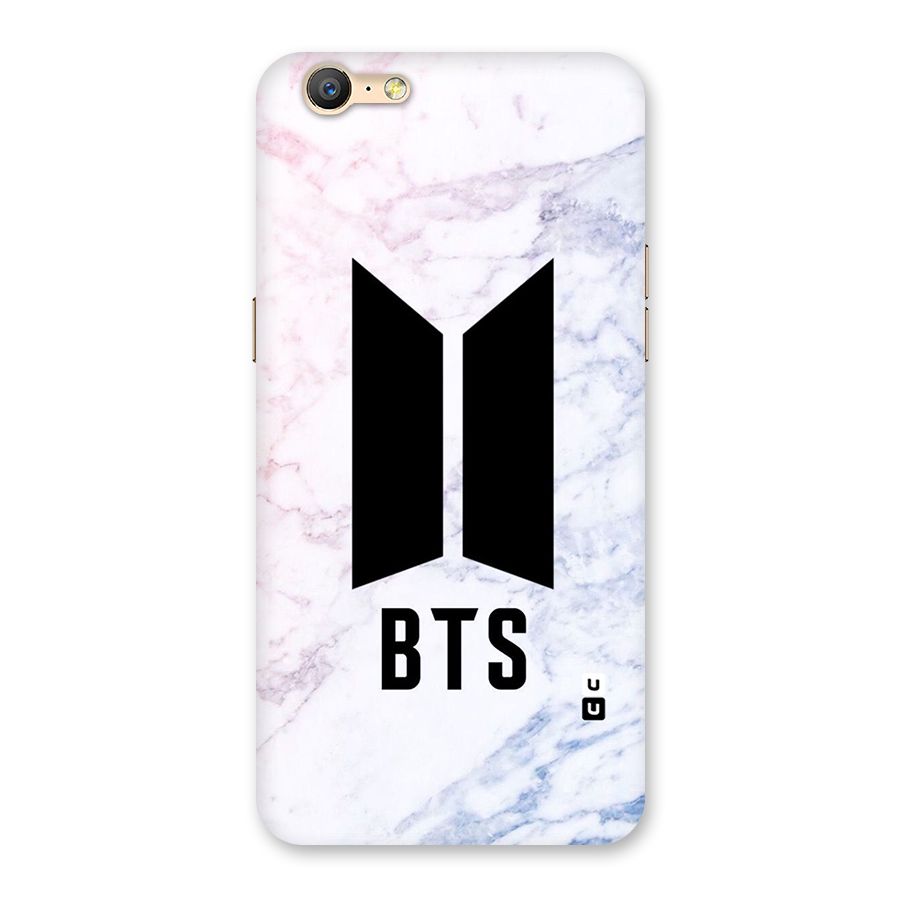 BTS Logo Marble Print Back Case for Oppo A57