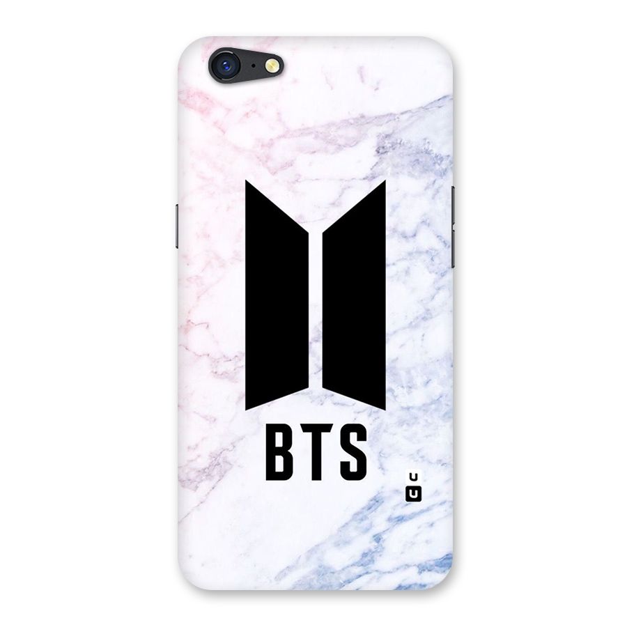 BTS Logo Marble Print Back Case for Oppo A71