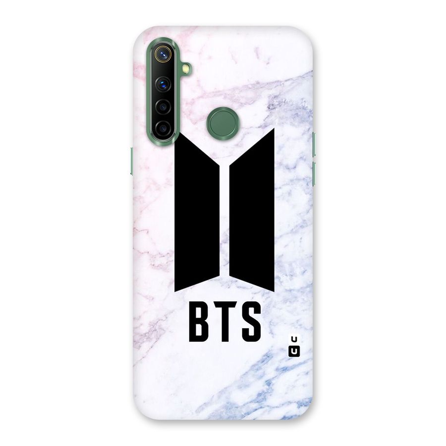 BTS Logo Marble Print Back Case for Realme Narzo 10