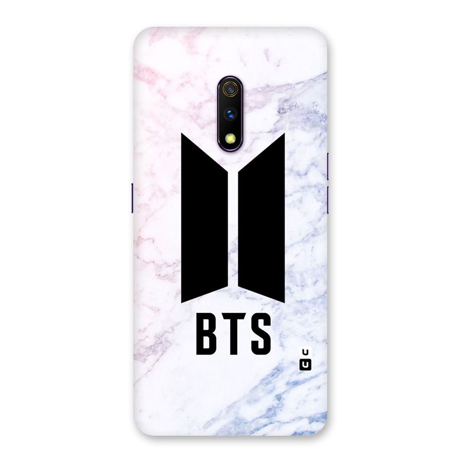 BTS Logo Marble Print Back Case for Realme X