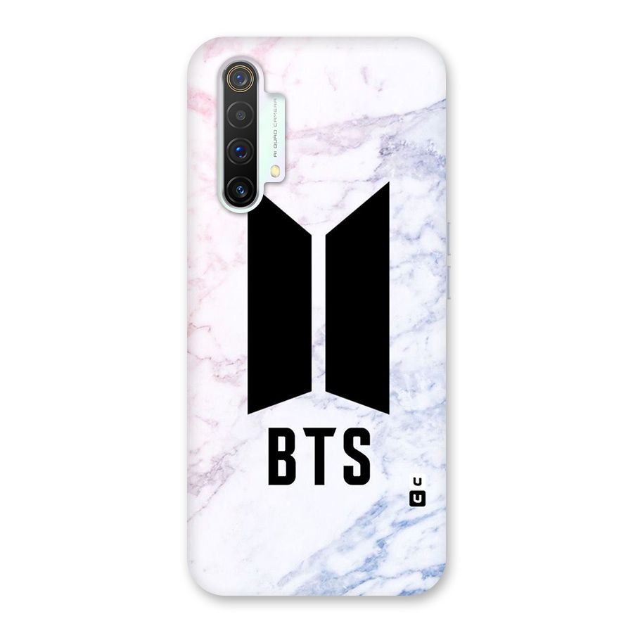 BTS Logo Marble Print Back Case for Realme X3