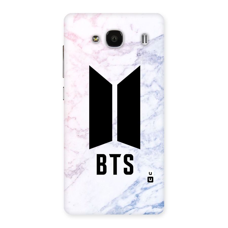 BTS Logo Marble Print Back Case for Redmi 2
