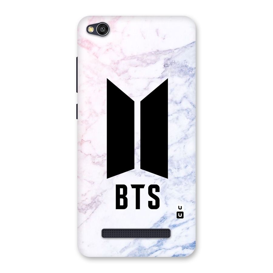 BTS Logo Marble Print Back Case for Redmi 4A