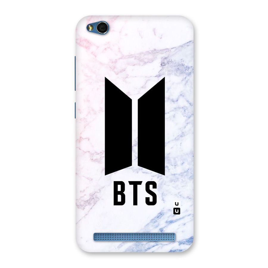 BTS Logo Marble Print Back Case for Redmi 5A