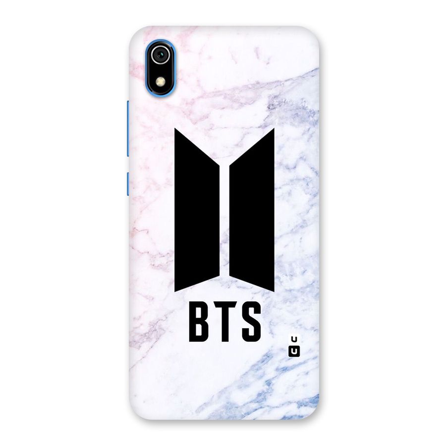 BTS Logo Marble Print Back Case for Redmi 7A