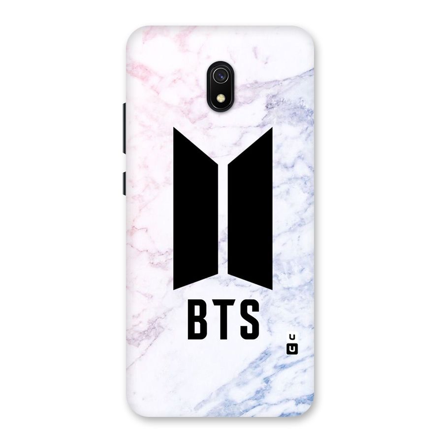 BTS Logo Marble Print Back Case for Redmi 8A