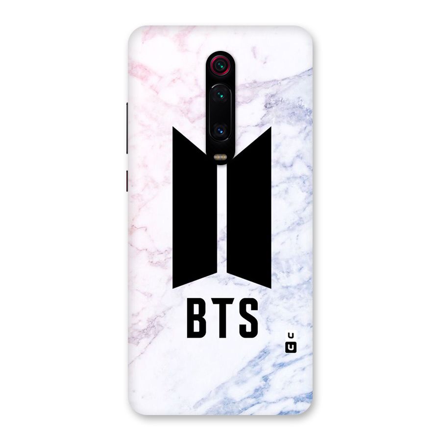 BTS Logo Marble Print Back Case for Redmi K20