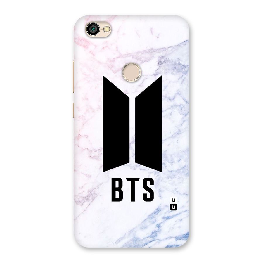 BTS Logo Marble Print Back Case for Redmi Y1 2017