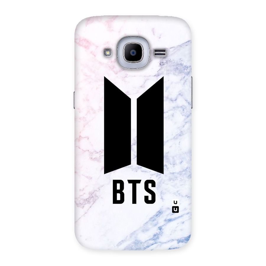 BTS Logo Marble Print Back Case for Samsung Galaxy J2 2016