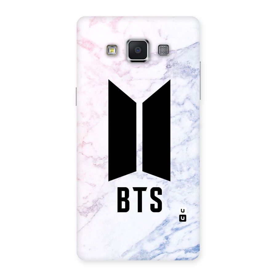 BTS Logo Marble Print Back Case for Samsung Galaxy A5