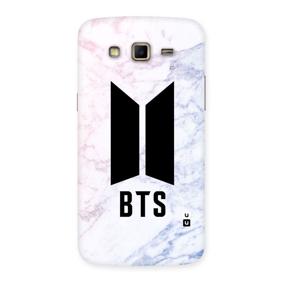 BTS Logo Marble Print Back Case for Samsung Galaxy Grand 2
