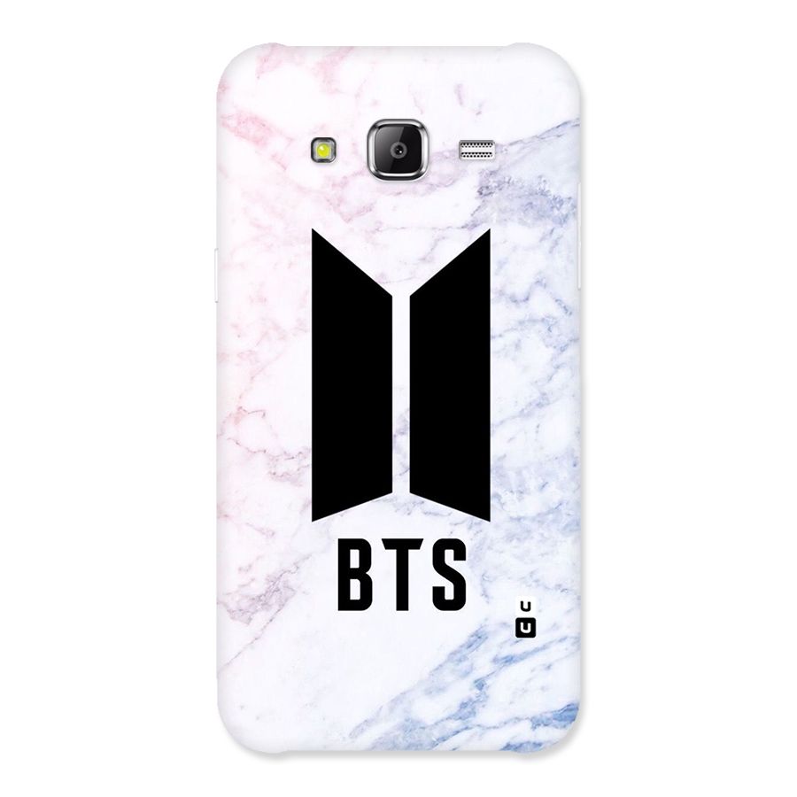 BTS Logo Marble Print Back Case for Samsung Galaxy J2 Prime