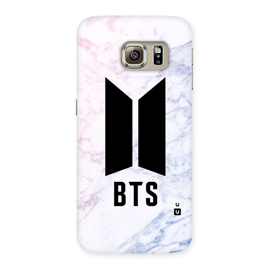 BTS Logo Marble Print Back Case for Samsung Galaxy S6 Edge