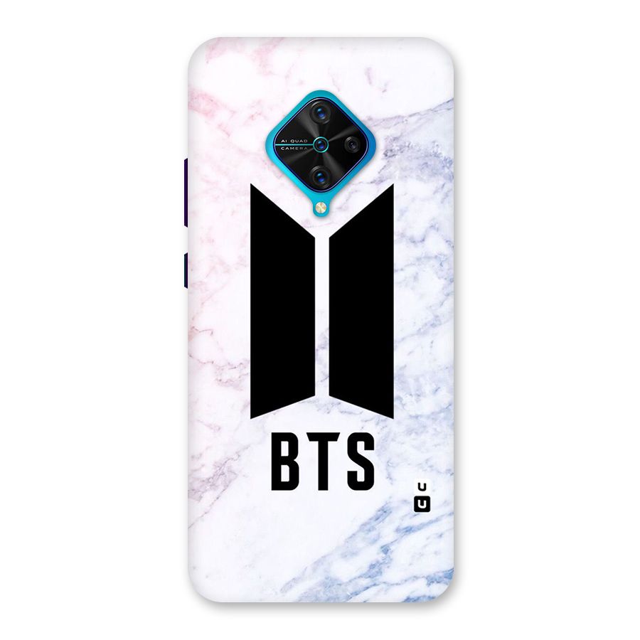 BTS Logo Marble Print Back Case for Vivo S1 Pro
