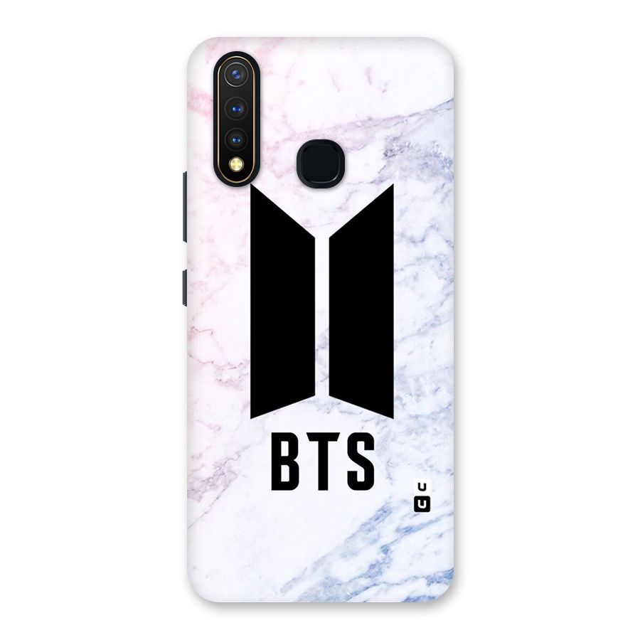 BTS Logo Marble Print Back Case for Vivo U20